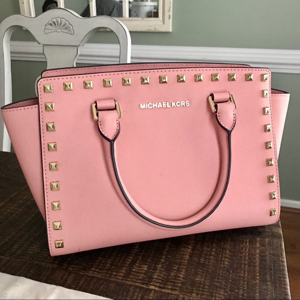 Michael Kors Studded Coral Selma